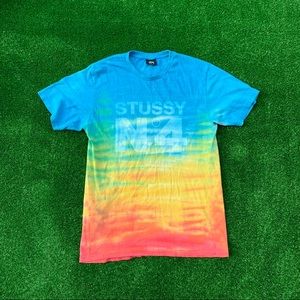Custom Tie Dye Stussy T Shirt Men’s Medium